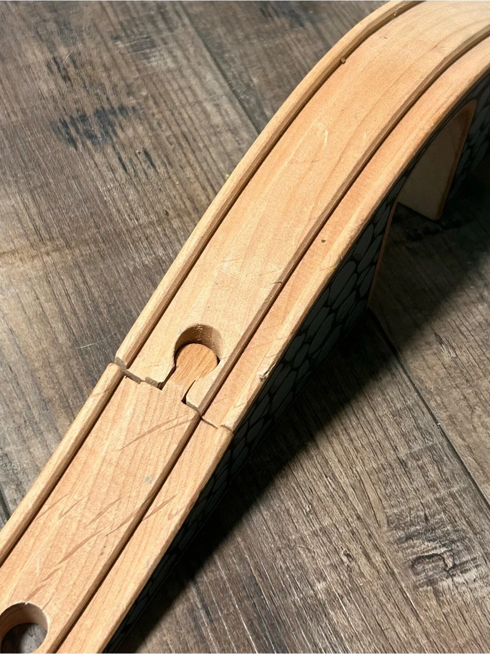 Wooden Train 3 Piece Stone Bridge Fits Imaginarium BRIO Thomas Track